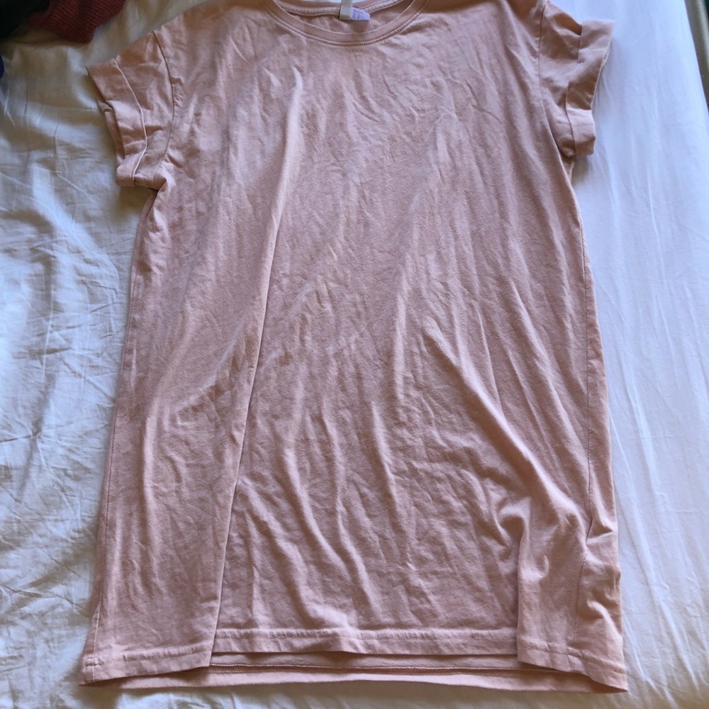 H&M pink tee-dress